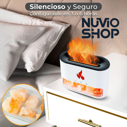 Humidificador Elegante Efecto Llama